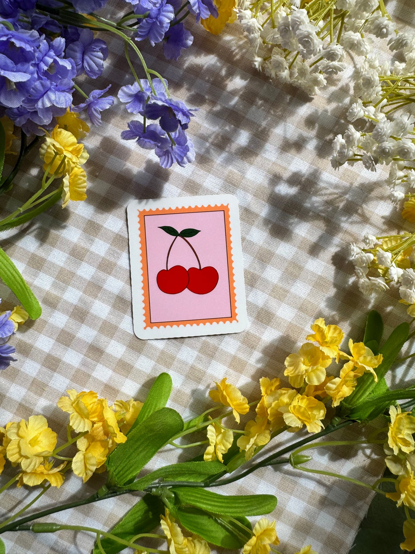 Pink Cherry Stamp