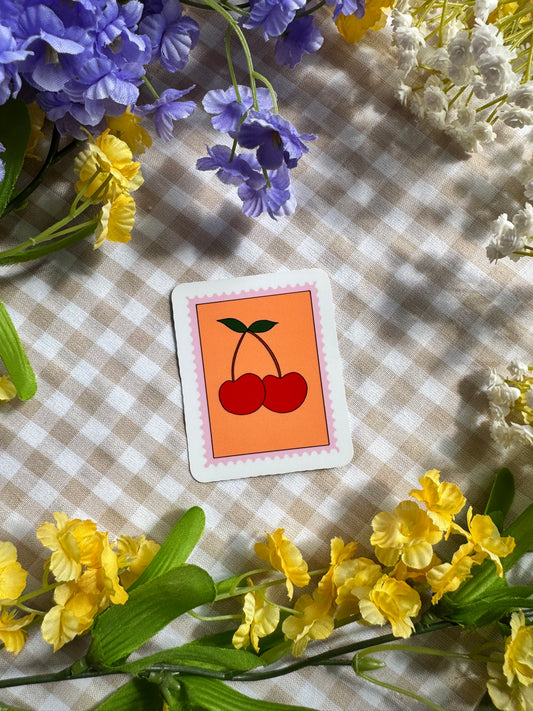 Orange Cherry Stamp