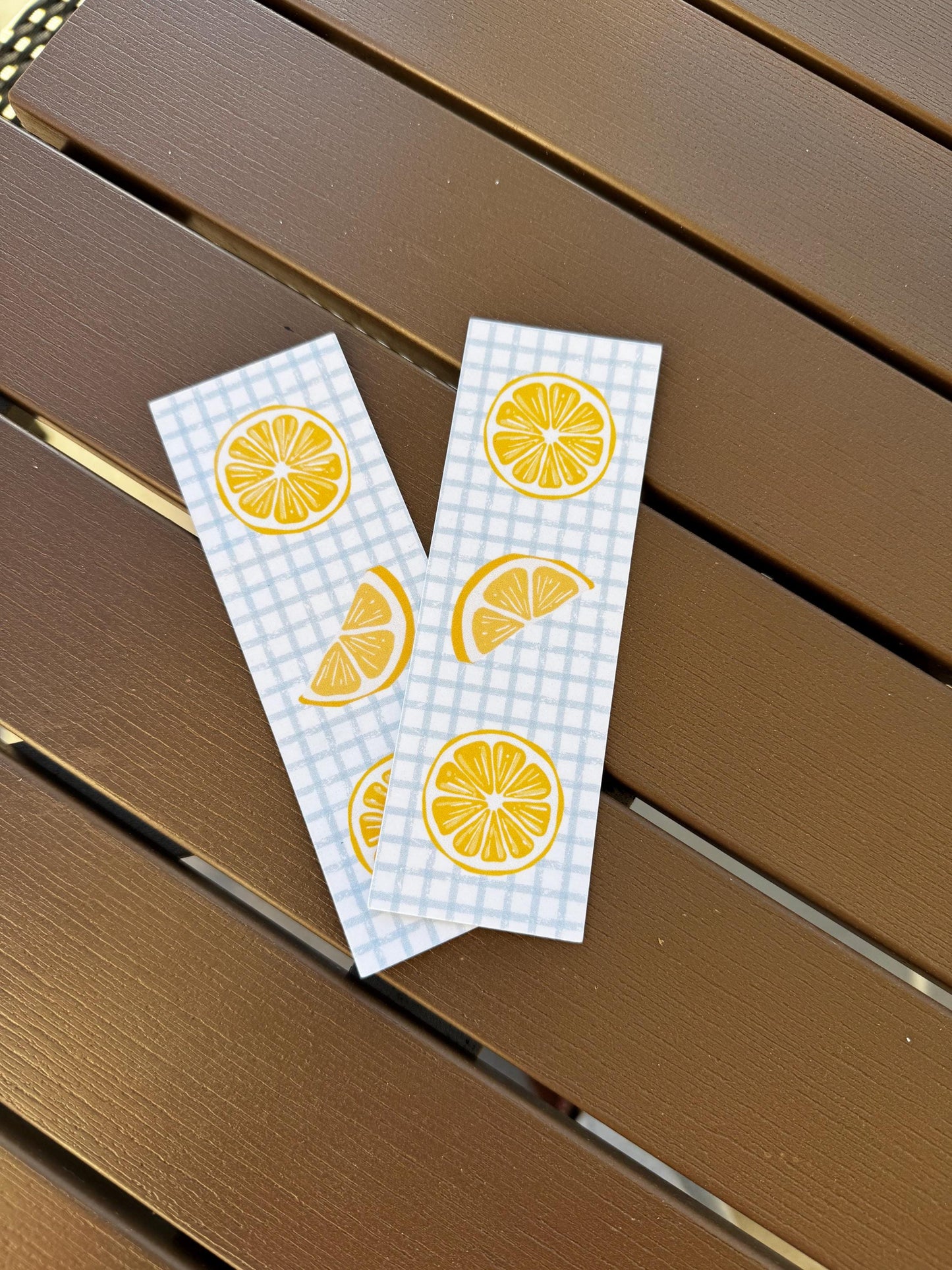 Lemon Bookmark | Citrus Reader Gift