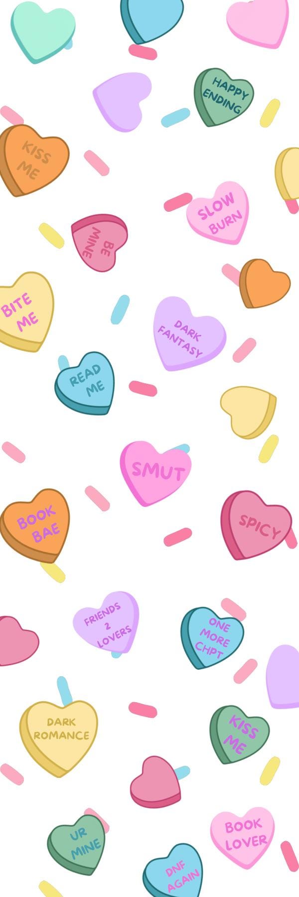 Heart Candy Bookmark | Valentine's Day Book Lover Gift