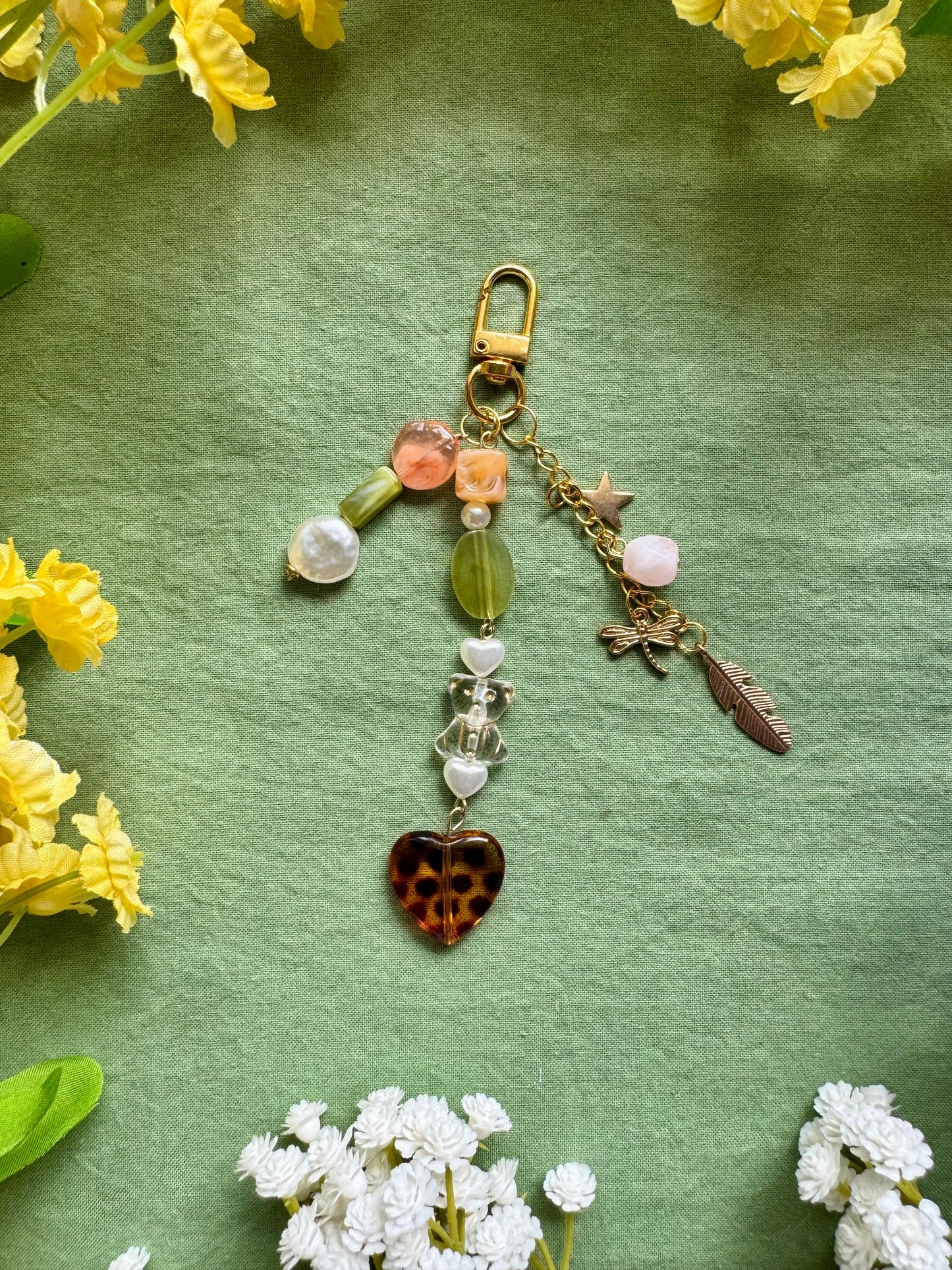 Golden Daydream Bag Charm