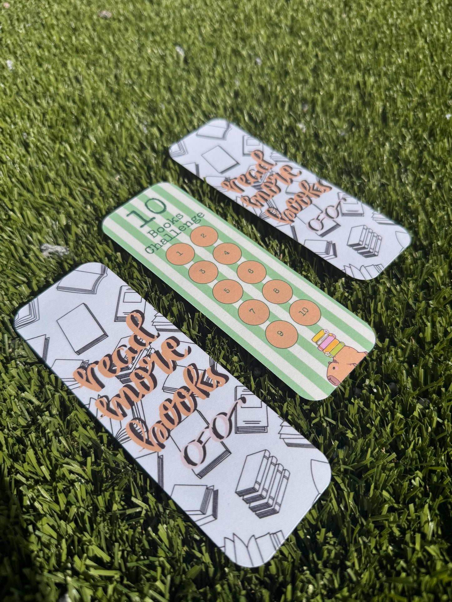 Capybara Book Challenge Bookmark!