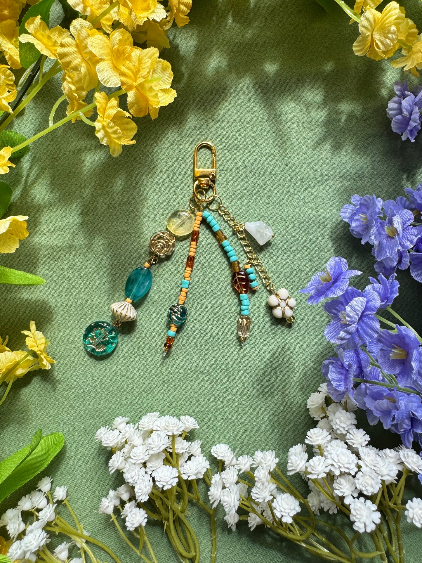 Sea-glass Stroll Bag Charm