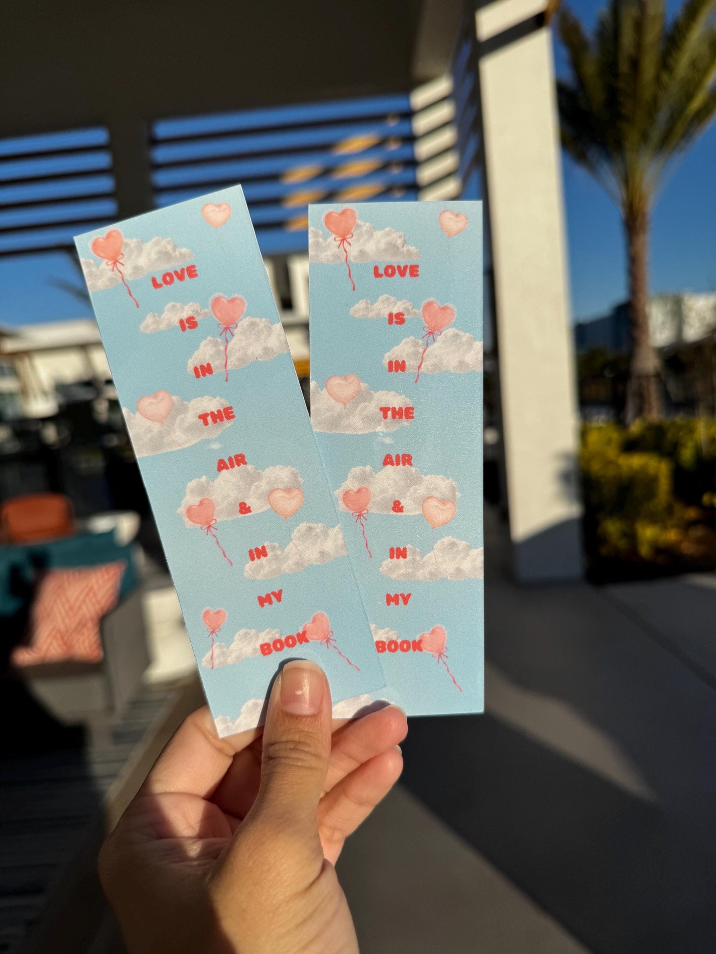 Love is in the air bookmark | bookmarks