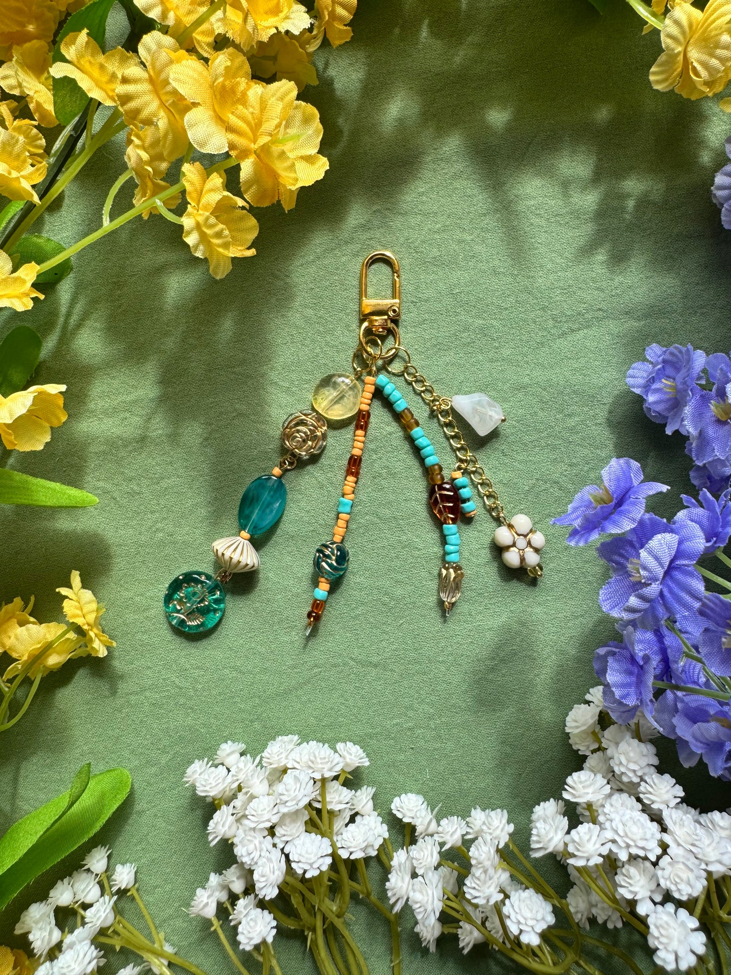 Sea-glass Stroll Bag Charm