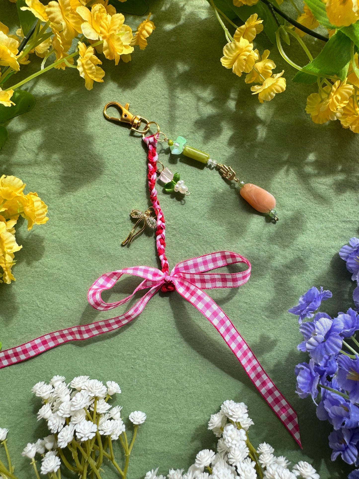 Strawberry Market Bag Charm