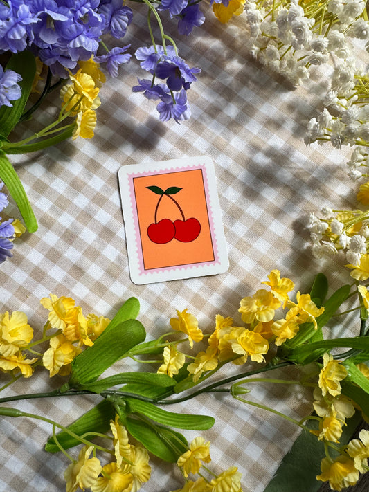 Orange Cherry Stamp