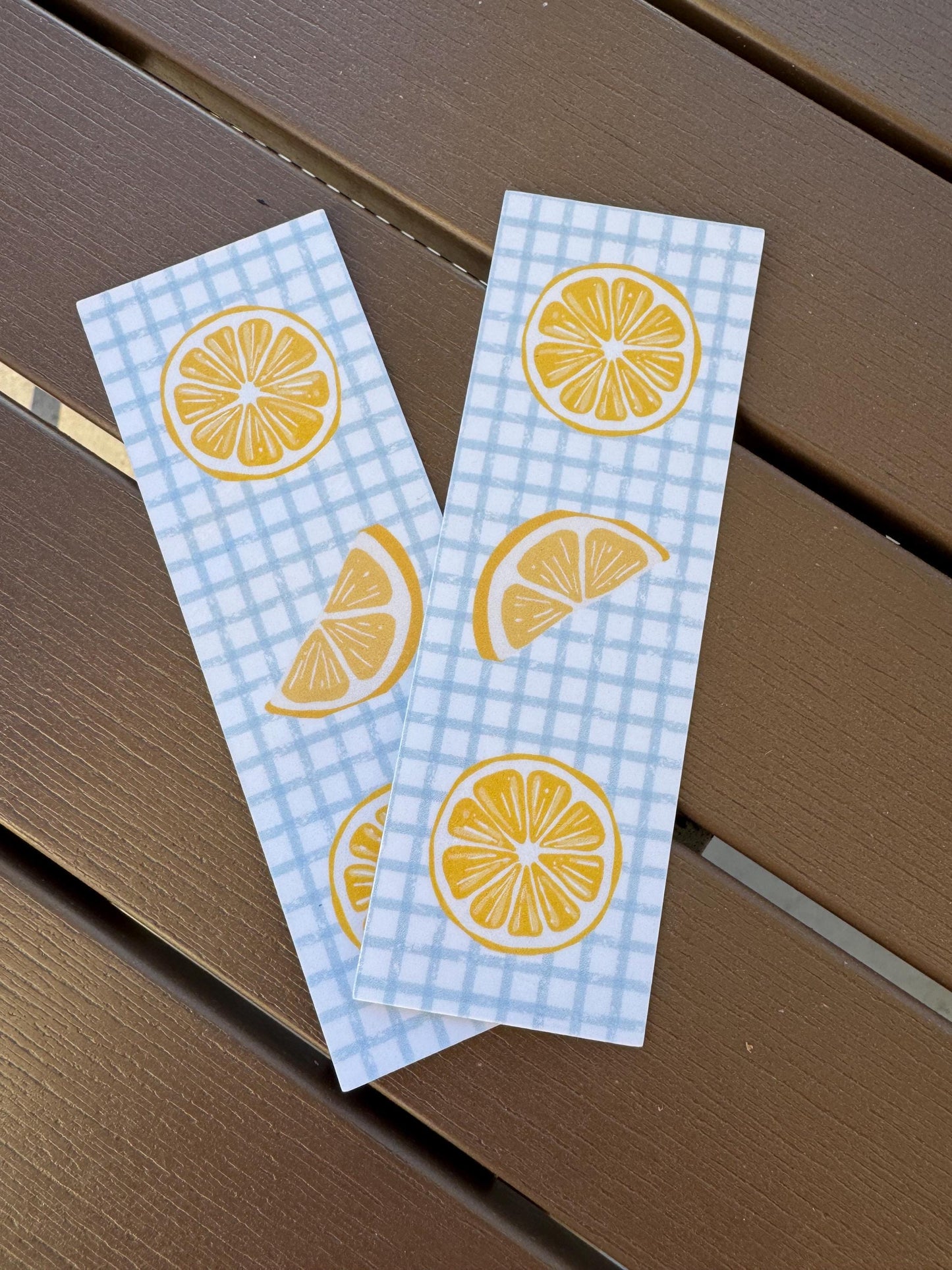 Lemon Bookmark | Citrus Reader Gift