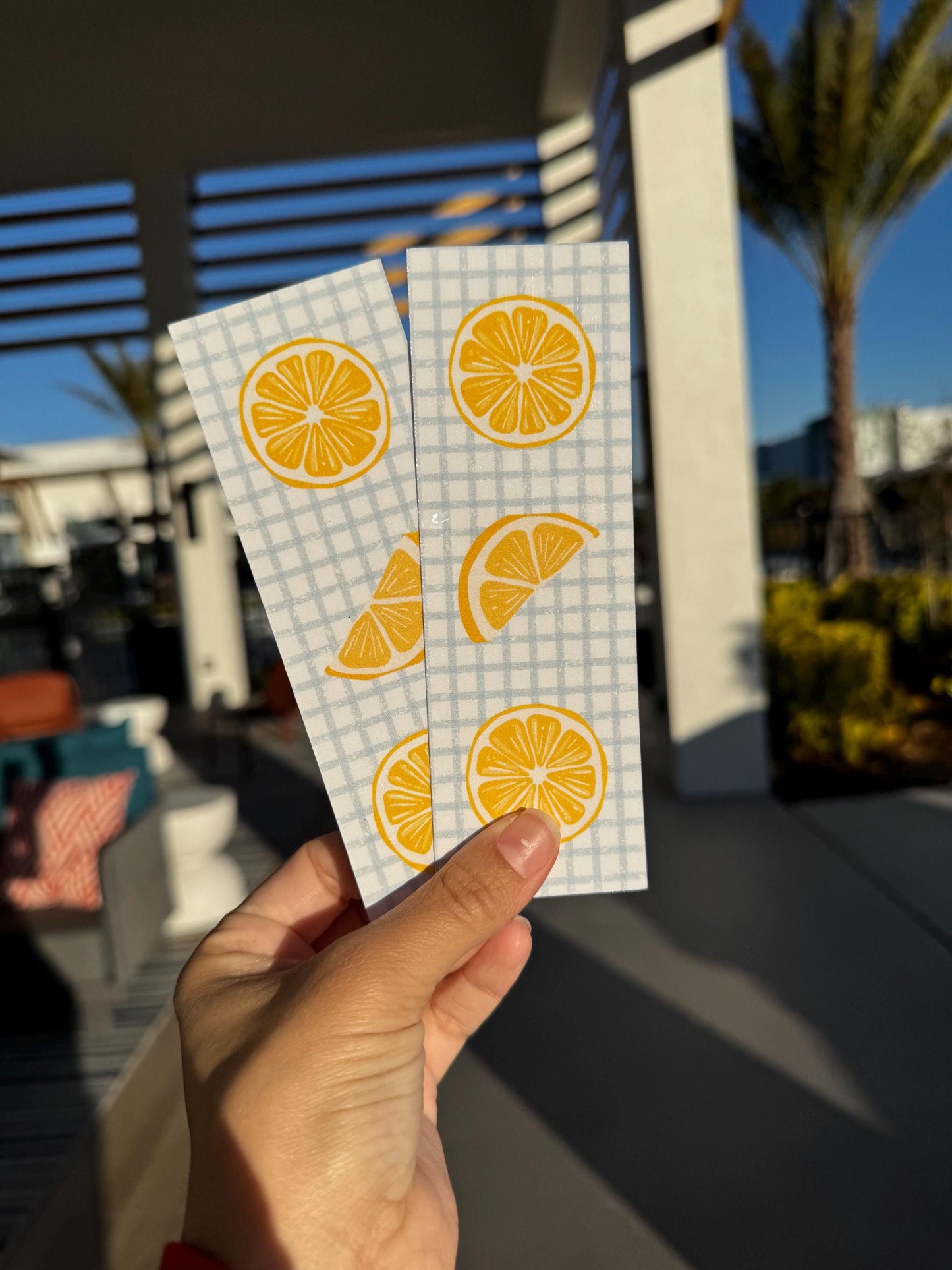 Lemon Bookmark | Citrus Reader Gift