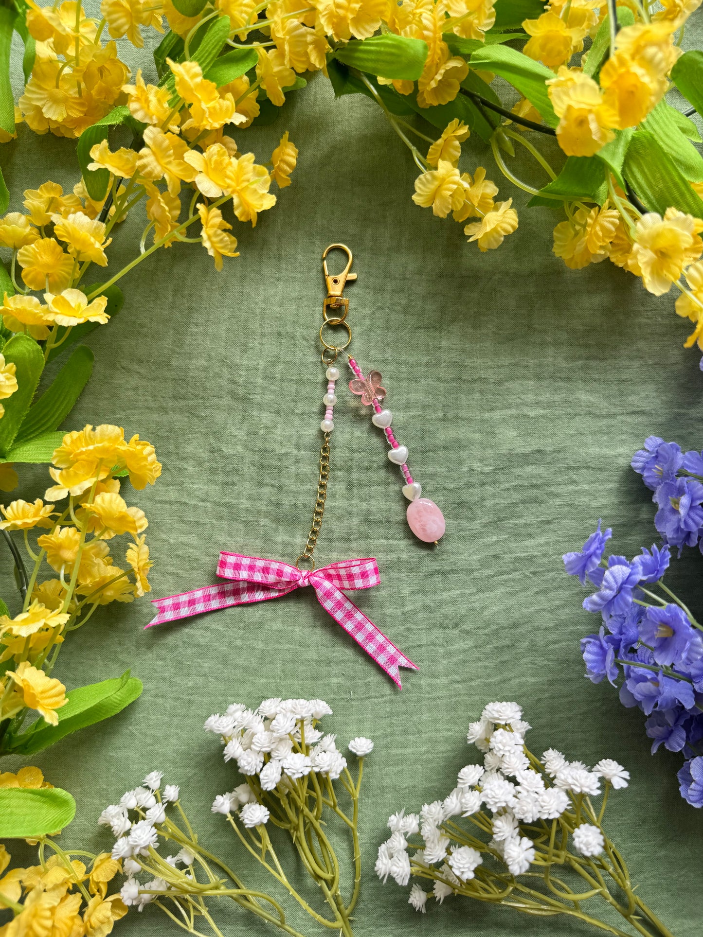 Cherry Blossom Picnic Bag Charm