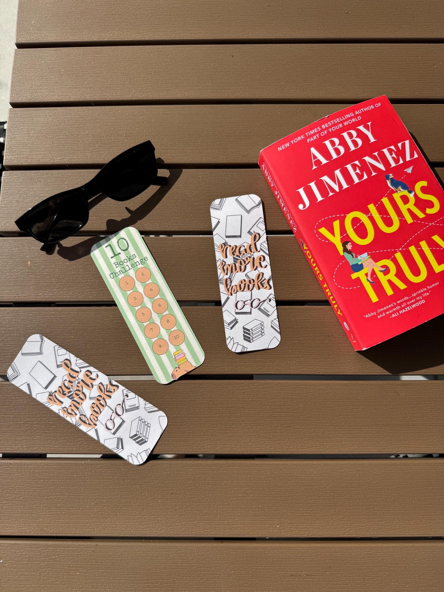 Capybara Book Challenge Bookmark!