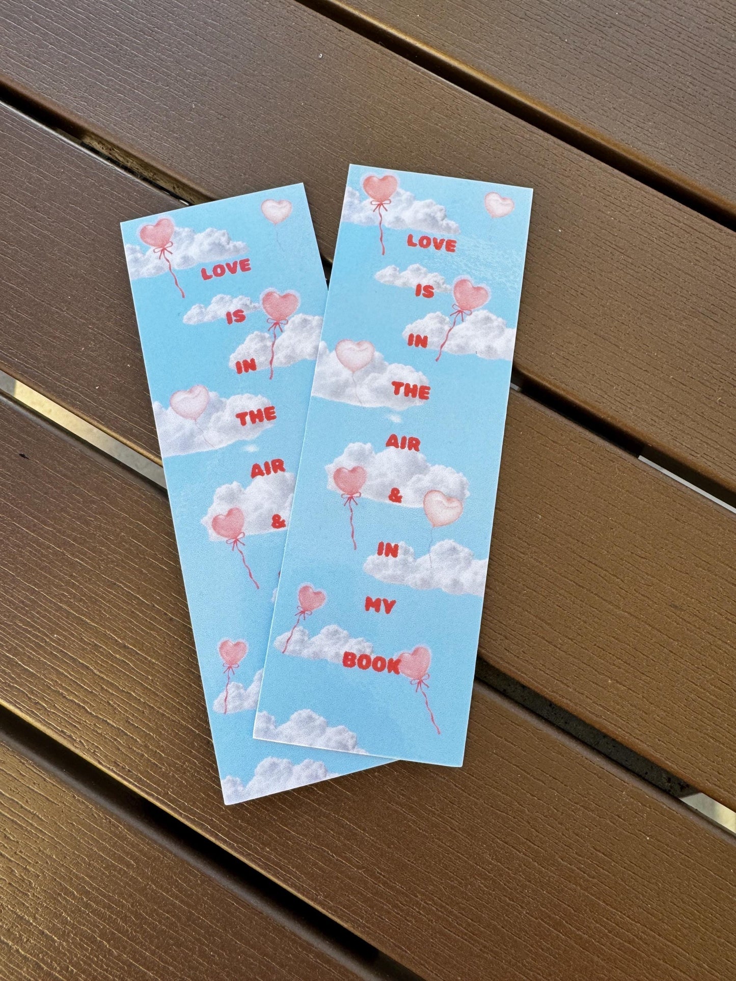 Love is in the air bookmark | bookmarks