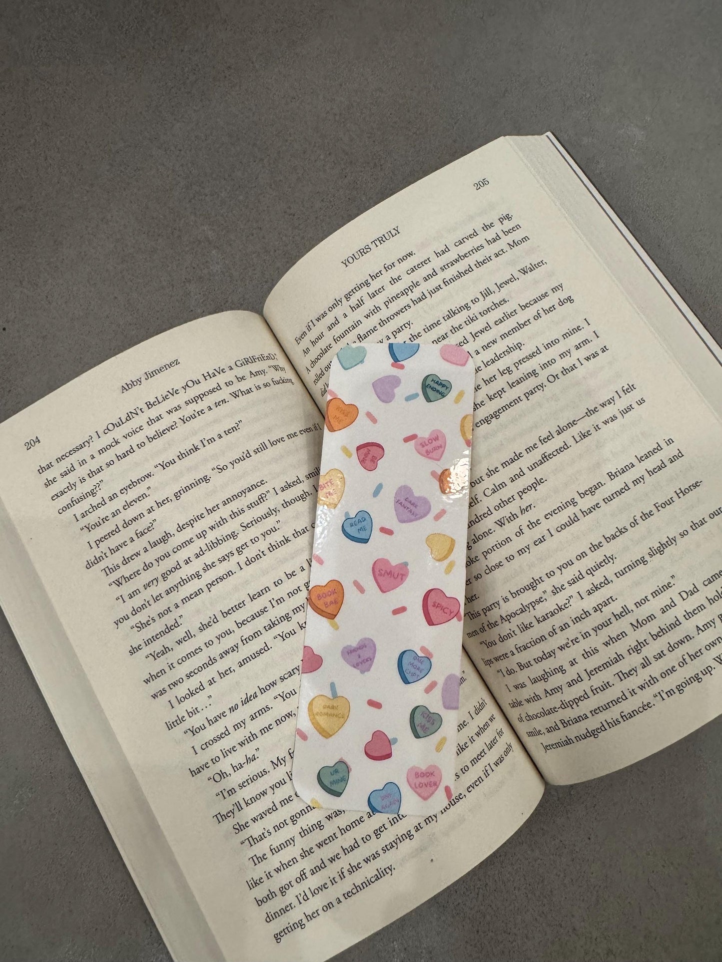 Heart Candy Bookmark | Valentine's Day Book Lover Gift