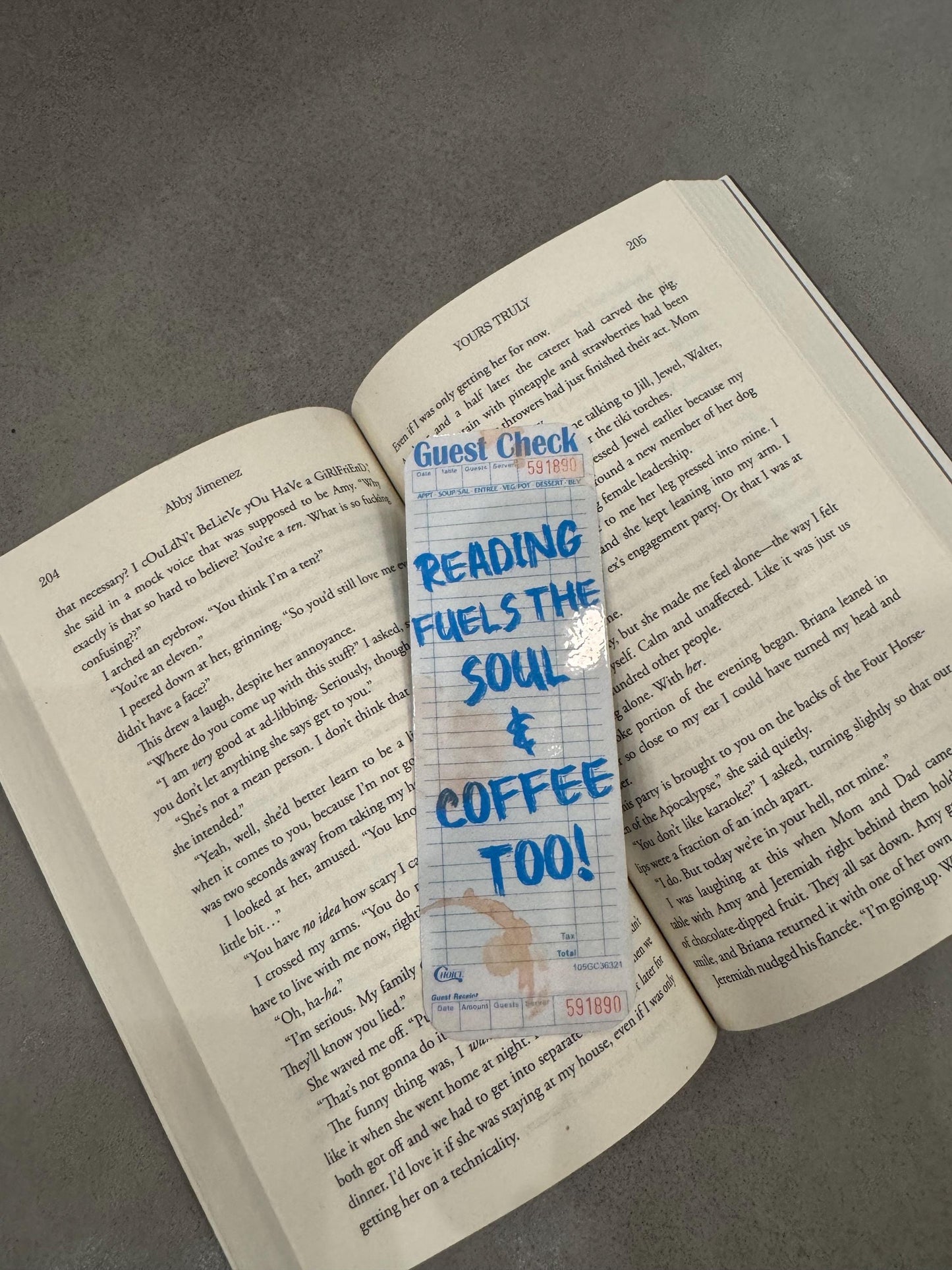 Book & Coffee Lovers Bookmark!